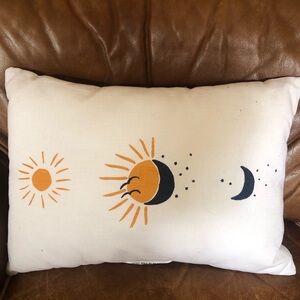 Sun and Moon Decorative Pillow
